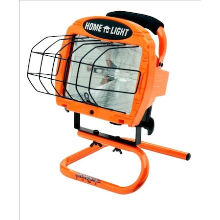 Southwire 500W Portable Halogen Work Light, Weatherproof, 18-Gauge Cord, Orange L33